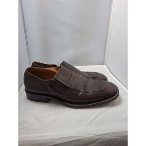 PAL ZILERI Gruppo Foral II Men's Premium Italian Leather Penny Loafers Size 9